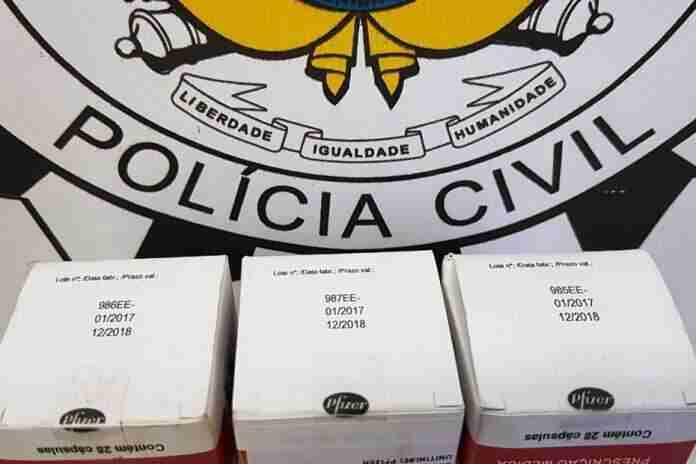Medicação deve ser entregue pelos pacientes na Secretaria Estadual da Saúde / Foto: Polícia Civil