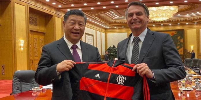 Bolsonaro afirmou que Flamengo conta com torcida chinesa na final da Libertadores | Foto: Divulgação/Palácio do Planalto/CP