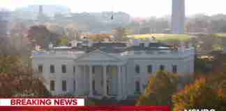 Invasão de aeronave sobre Washington D.C. forçou medidas de segurança na Casa Branca | Foto: Reprodução/NBC News
