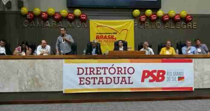 Beto Albuquerque e Alessandro Molon lideraram evento do PSB em Porto Alegre | Foto: Reprodução/PSB RS