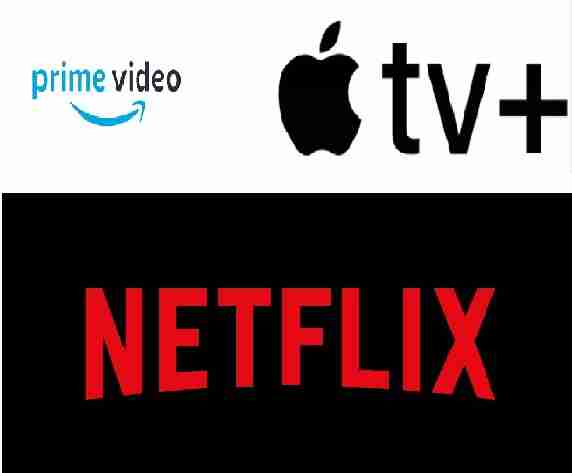 Amazon Prime Video, Apple TV+ e Netflix