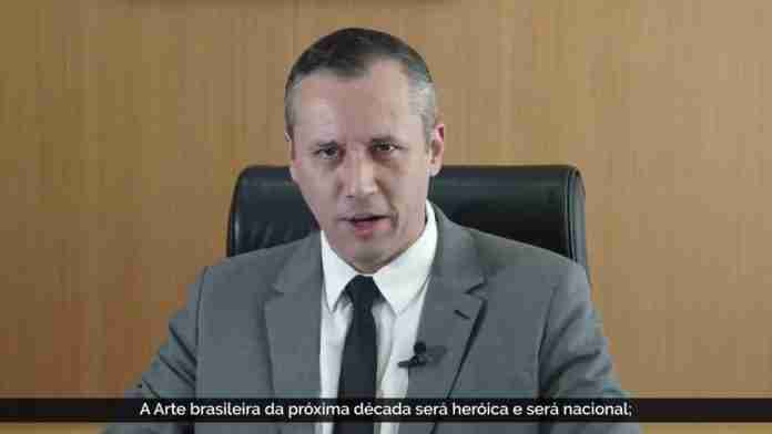 Secretário do governo Bolsonaro usou discurso de Goebbels em vídeo | Foto: Reprodução/Secretaria Especial da Cultura