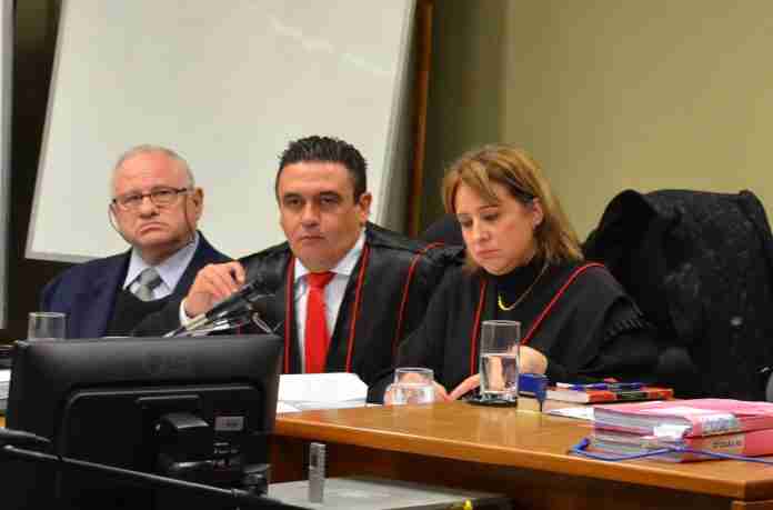 Promotor Eugênio Paes Amorim no júri do caso Eliseu Santos em 2016 | Foto: Eduardo Nichele/TJRS