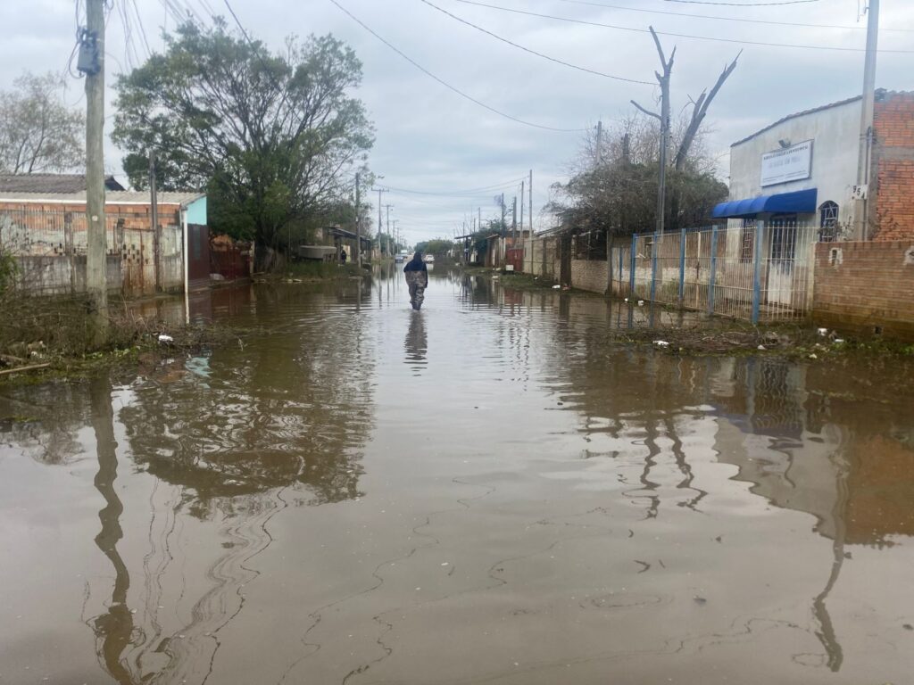 Bairro Americana é o mais afetado por inundação em Alvorada. Foto: Marcel Horowitz