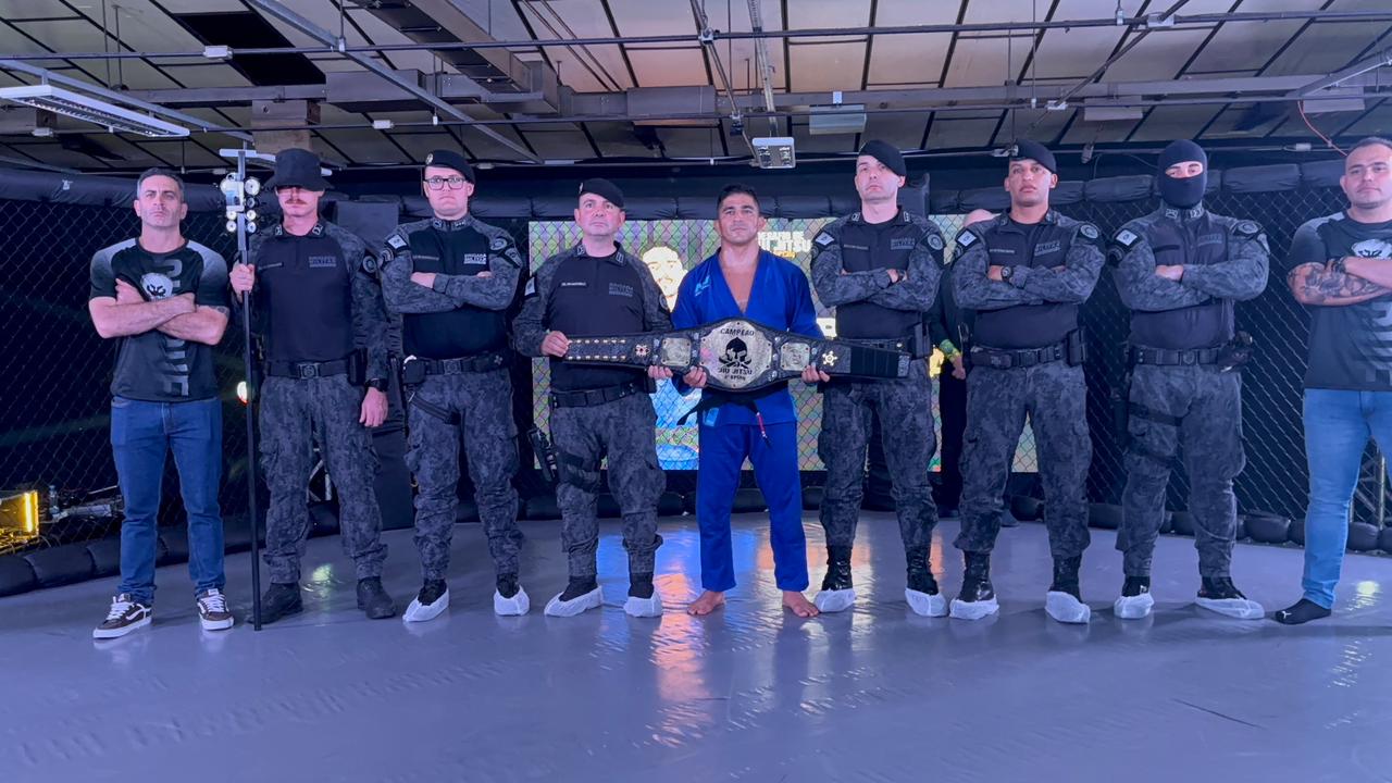 Desafio de Jiu-Jitsu do 4º BPChq. Foto: Soldado Andressa Ferreira