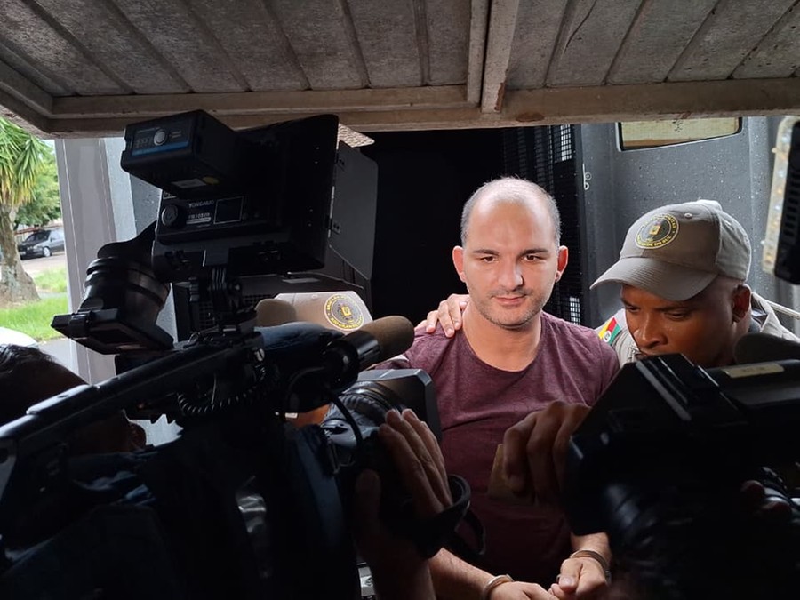 PM Cristiano Domingues Francisco, suspeito do desaparecimento da família Aguiar Foto : Rodrigo Thiel / Especial / CP