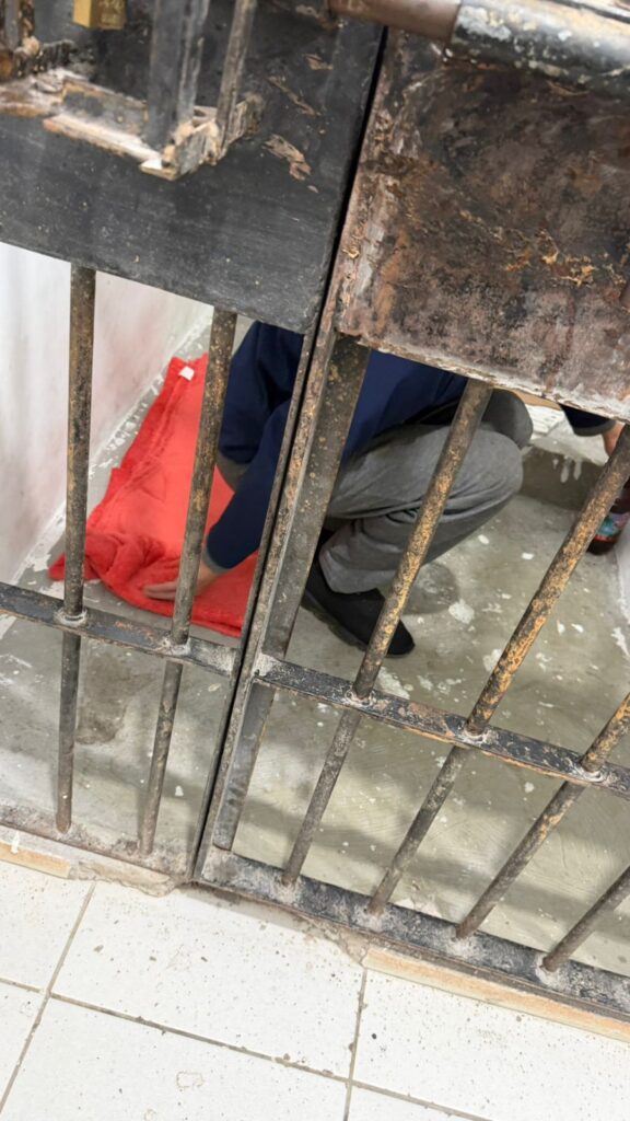 Advogada Joyce Kieling expõe custódia na 3ª DPPA, em Porto Alegre. FOTO: Joyce Kieling