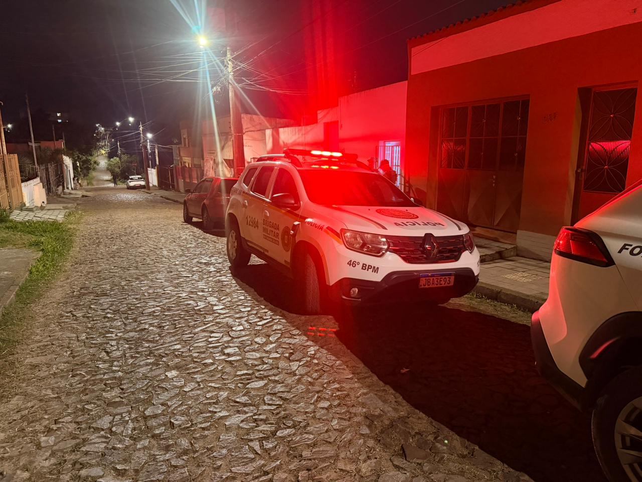 Guarnição do 46º BPM atende ocorrência de feminicídio em Bagé