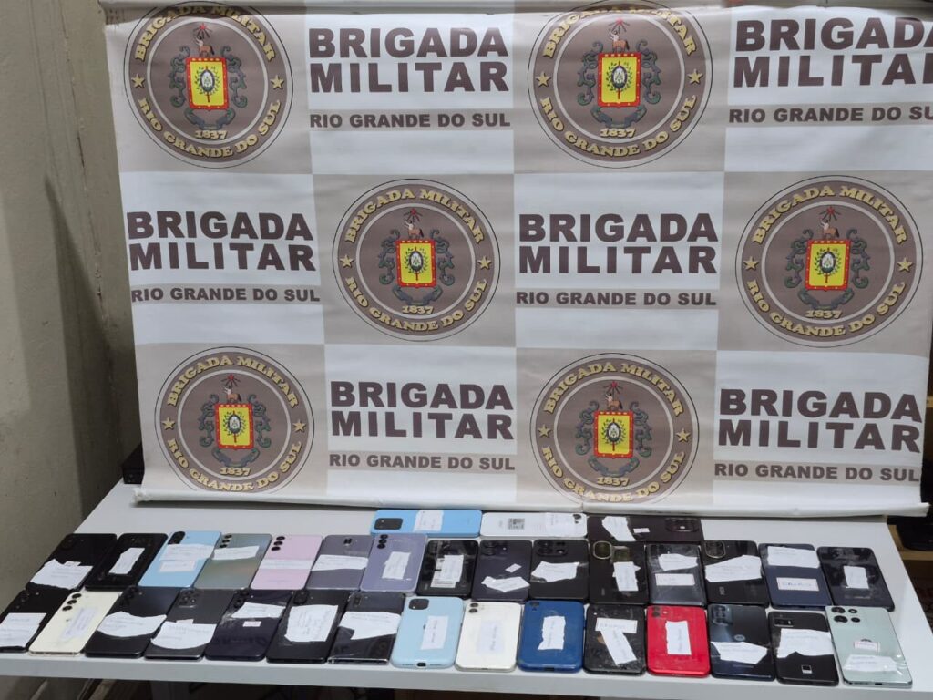 Brigada Militar recupera 33 celulares em Porto Alegre - Foto: Arquivo Pessoal
