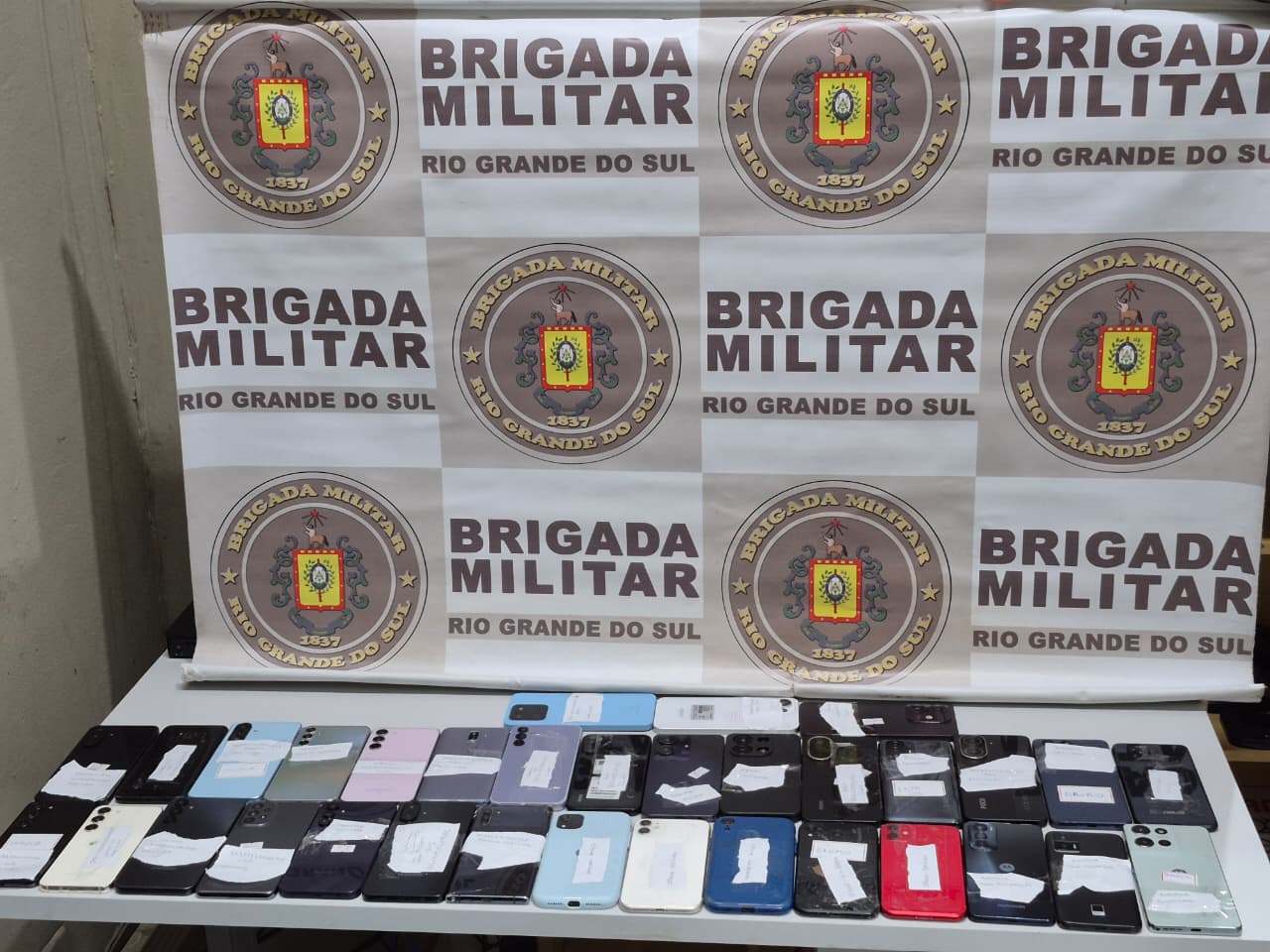 Brigada Militar recupera 33 celulares em Porto Alegre - Foto: Arquivo Pessoal