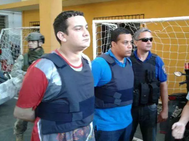 Marquinhos e Nego Jackson, presos no Paraguai, em 2017 - Foto: ABC Color / Reprodução / Campo Grande News 