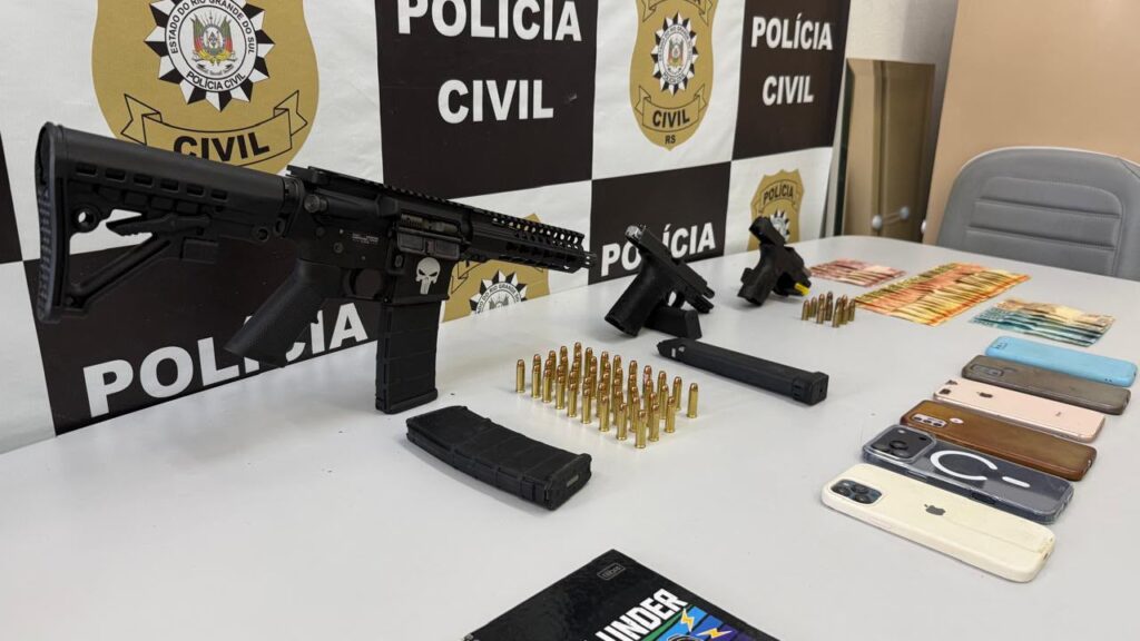 DHPP de Novo Hamburgo apreende armamento da facção Os Manos - Foto: PC