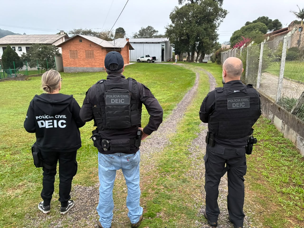 Agentes do DRFC na Operação Polymerum - Foto: PCRS