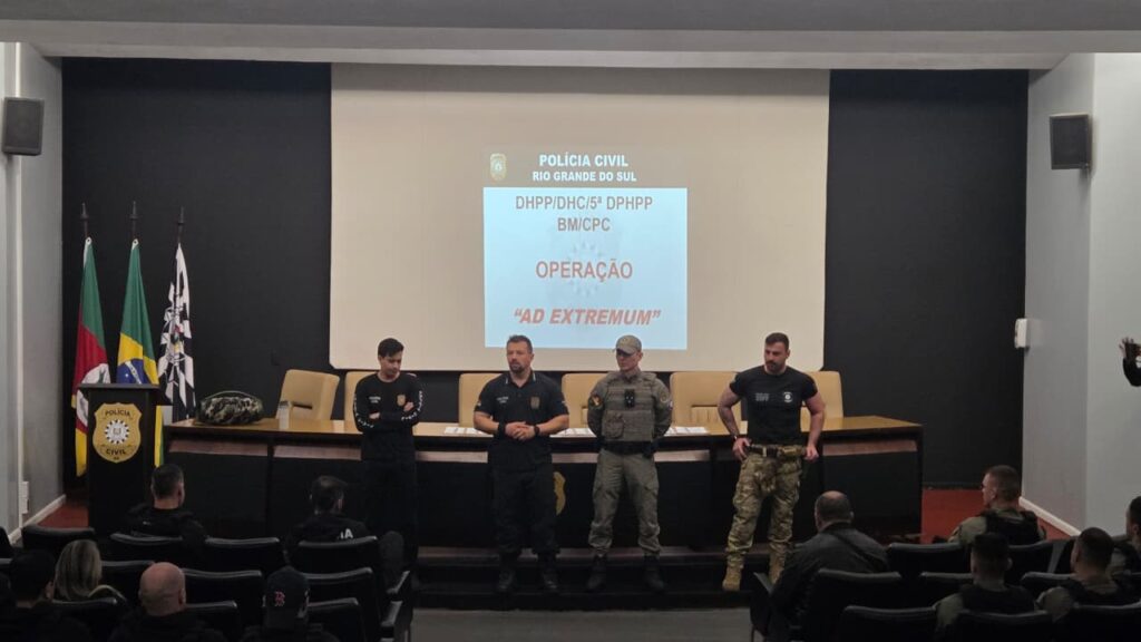 Polícia Civil e Brigada Militar fazem ação contra faccionados - Foto: PCRS 