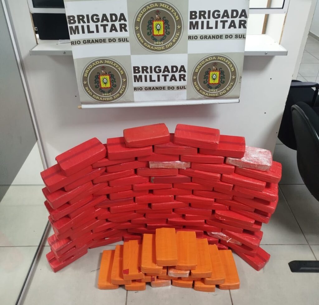 Força Tática do 22º BPM apreende 103 quilos de crack - Foto: BM