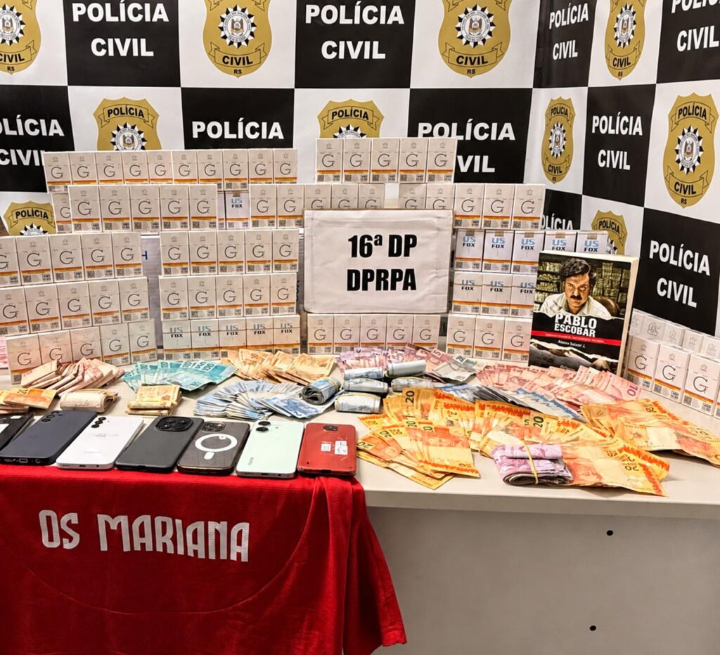 Agentes da 16ª DP fazem ação contra Os Mariana, na Restinga - Foto: PCRS 