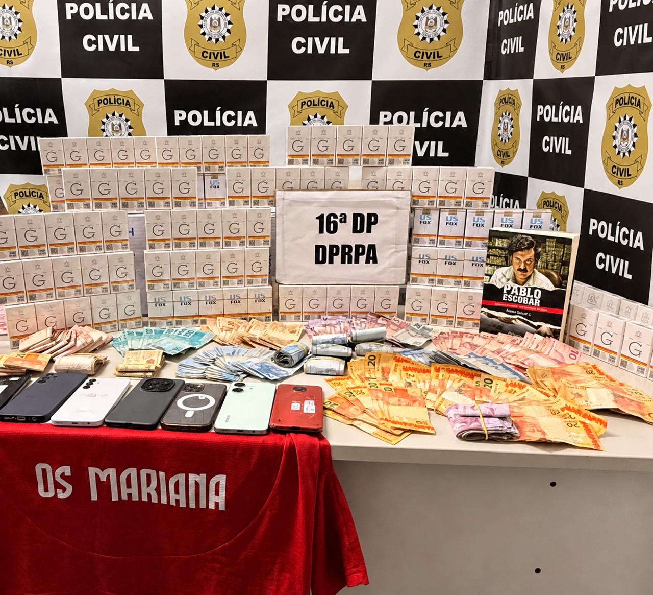 Agentes da 16ª DP fazem ação contra Os Mariana, na Restinga - Foto: PCRS