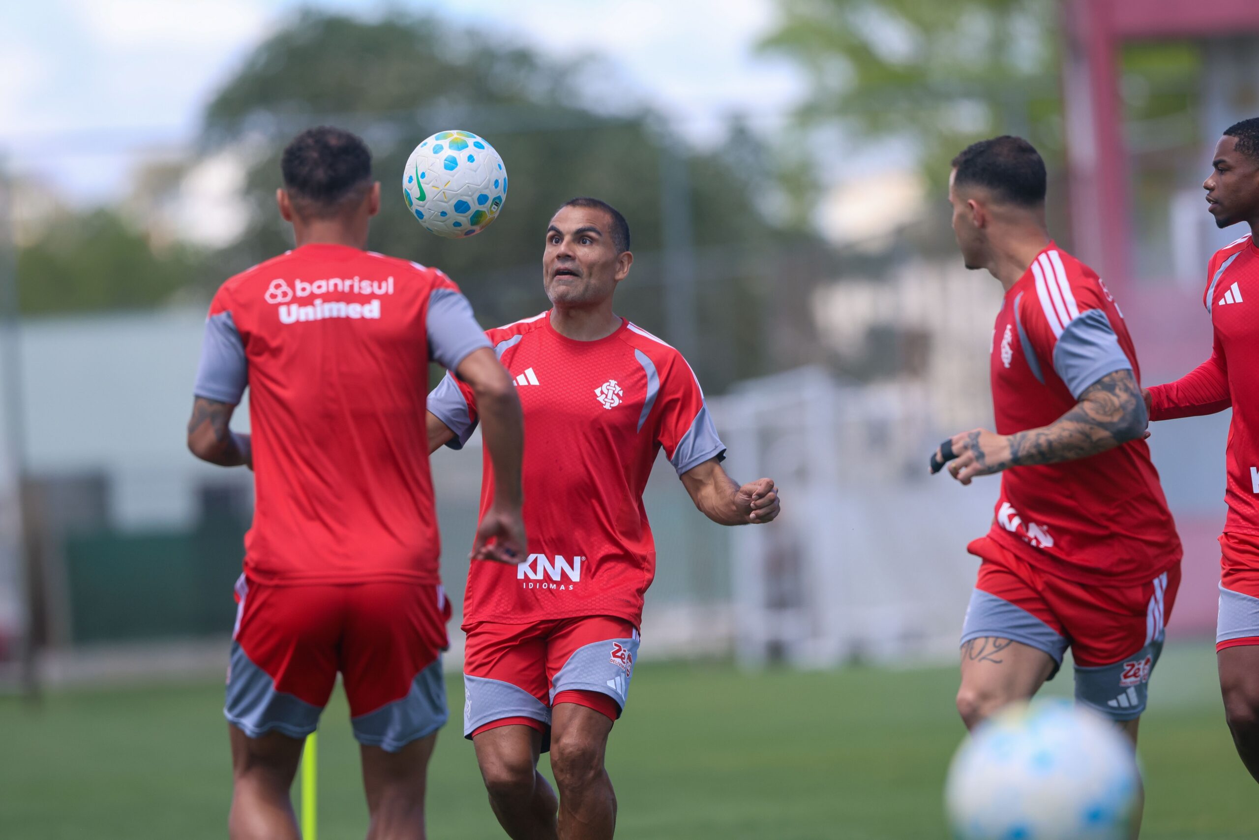 Mercado em treinamento do Inter. (Foto: Ricardo Duarte/SC Internacional).