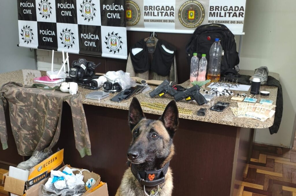 Operação Nero, em Antônio Prado, reuniu efetivos da Brigada Militar e Polícia Civil - Foto: BM